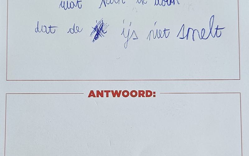 Wat kan ik doen dat de ijs niet smelt?