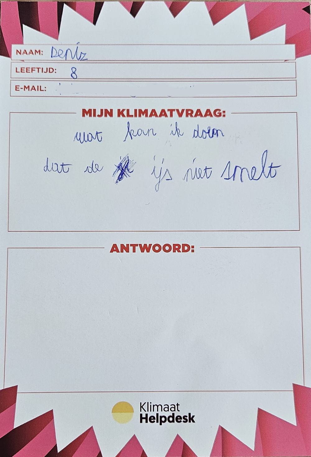 Wat kan ik doen dat de ijs niet smelt?