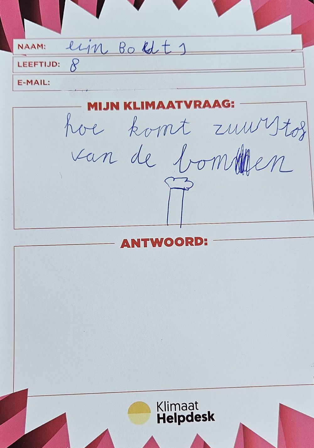 Hoe komt er zuurstof van de bomen?