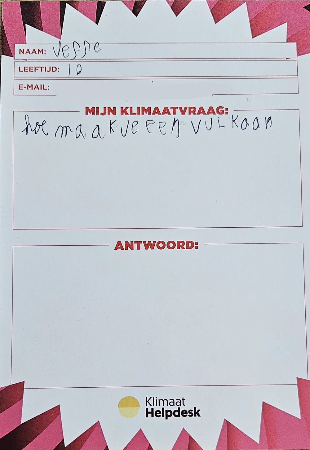 Hoe maak je een vulkaan?