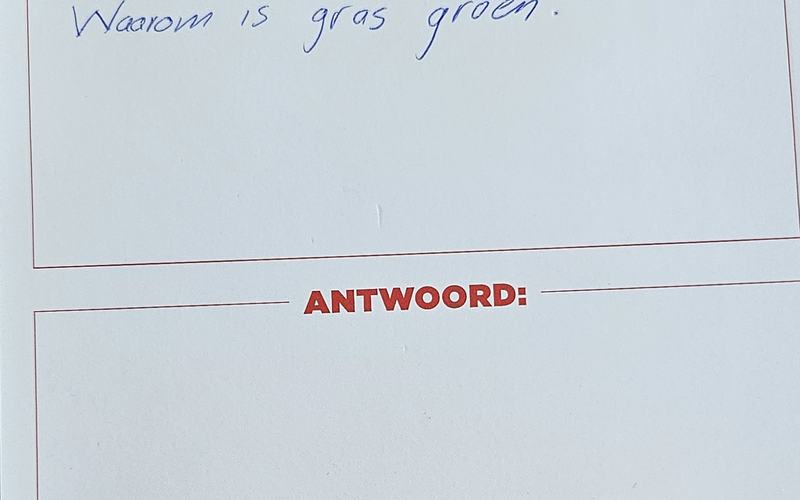 Waarom is het gras groen?