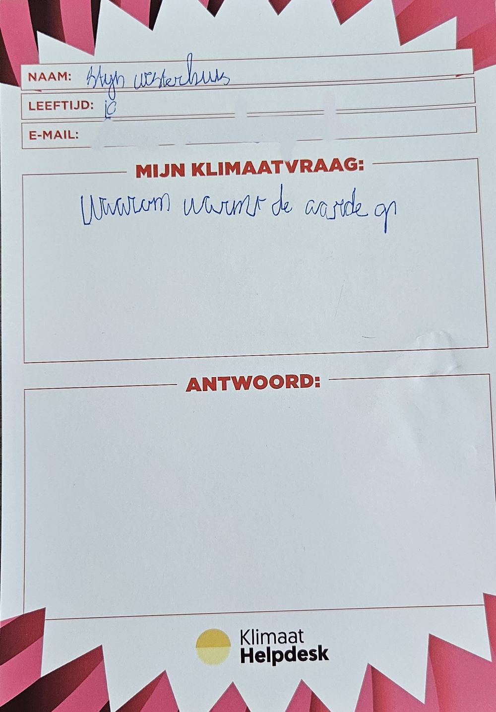 Waarom warmt de aarde op?