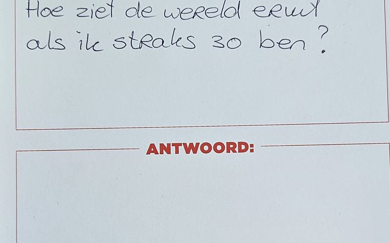 Hoe ziet de wereld eruit als ik straks 30 ben?